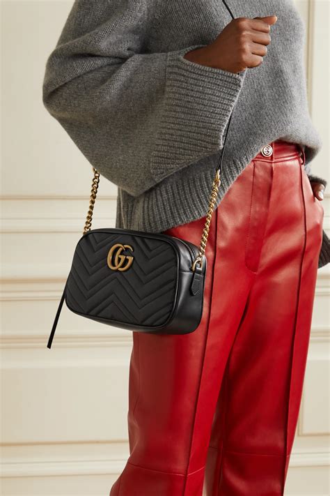 gucci camera bag leather|authentic Gucci marmont small bag.